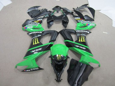 Noir Vert Monster Carénage Moto Kawasaki ZX10R 08-10