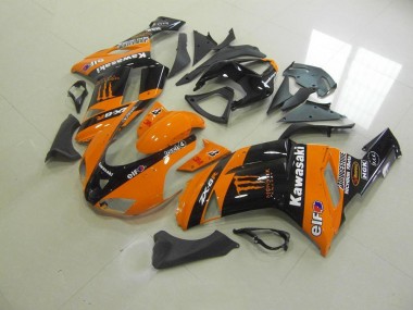Orange Monster Carénage Moto Kawasaki ZX6R 07-08
