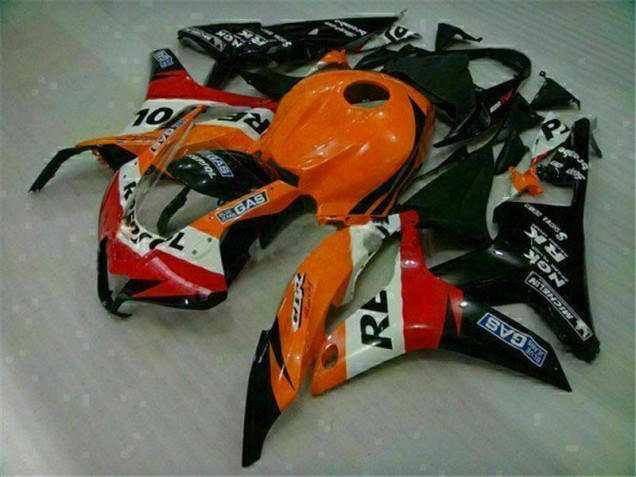 Orange Noir Repsol Carénages Moto Honda CBR 600 RR 07-08