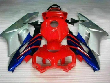 Rouge Argent Bleu Carénage Moto Honda CBR 1000 RR 04-05