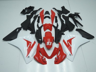 Rouge Blanc 93 Carénage Moto Honda CBR 125 R 11-13