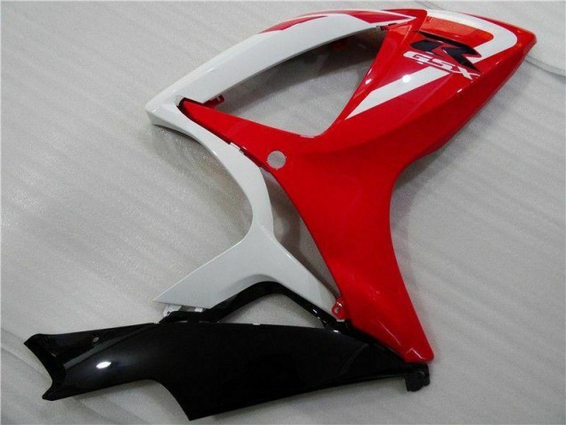 Rouge Blanc Carénage Moto Suzuki GSXR 600 / 750 K6 06-07