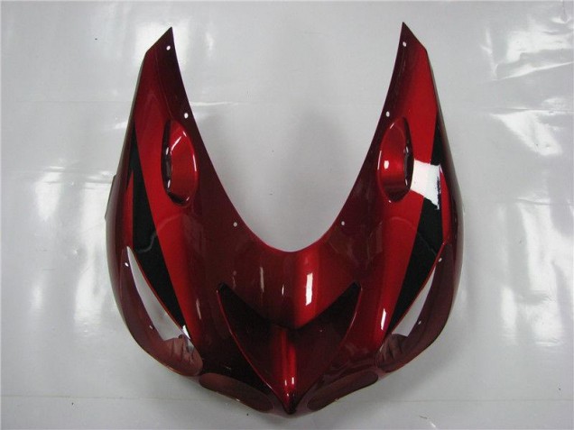 Rouge Noir Carénage Moto Kawasaki ZX14R ZZR 1400 06-11