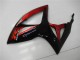 Rouge Noir Carénage Moto Suzuki GSXR 600 / 750 K6 06-07