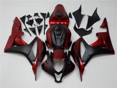 Rouge Noir Carénages Moto Honda CBR 600 RR 07-08