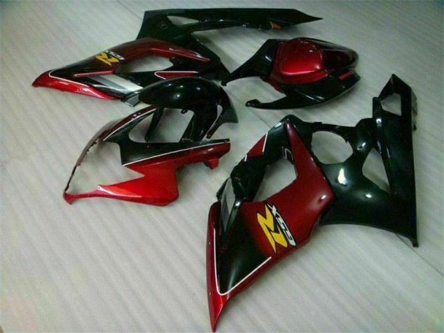 Rouge Noir Carénages Moto Suzuki GSXR 1000 K5 05-06