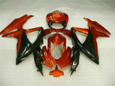 Rouge Noir Carénages Moto Suzuki GSXR 600 / 750 K8 08-10