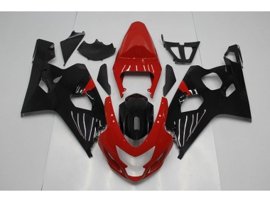 Rouge Noir Carénages Moto Suzuki GSXR 750 K4 04-05