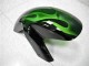 Vert Flamme Carénage Moto Kawasaki EX650 06-08