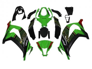 Vert Noir Carénages Moto Kawasaki ZX10R 11-15